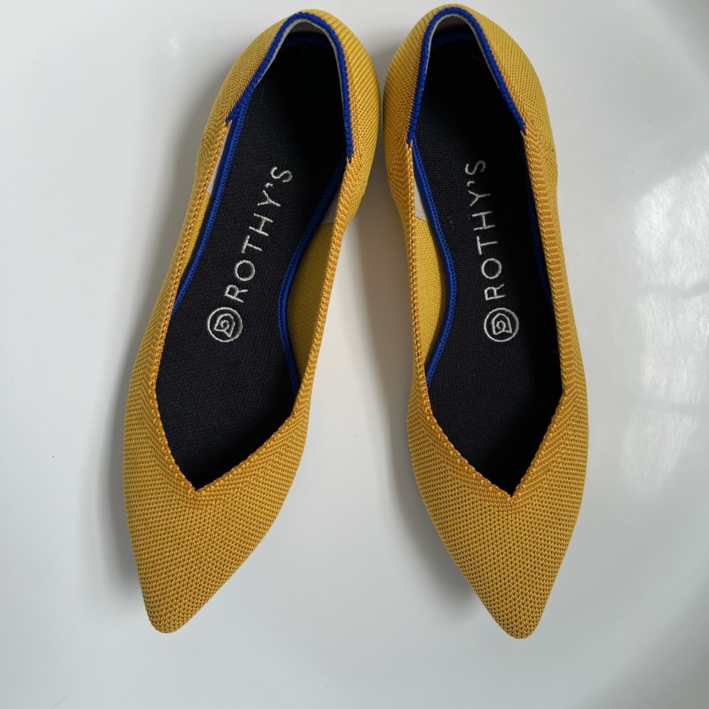 Rothy’s Yellow NWOT Woman’s 7
